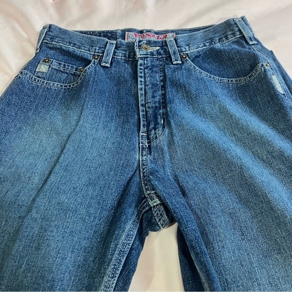 VINTAGE 90s Silver Jeans Mens - Picture 4 of 11